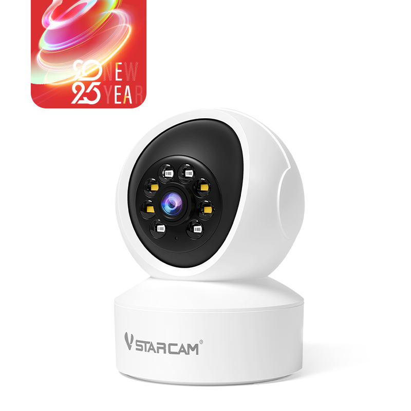 CS49L WiFi 1296P Indoor Camera with Full Color Night Vision,