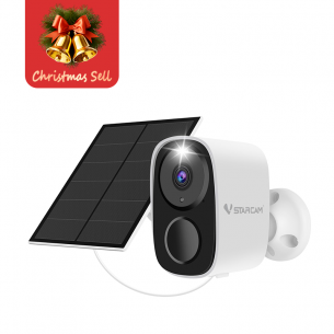 【【Christmas Deals】】CB54 Security Camera with Solar Panel, 5000mAh Battery, Free Cloud