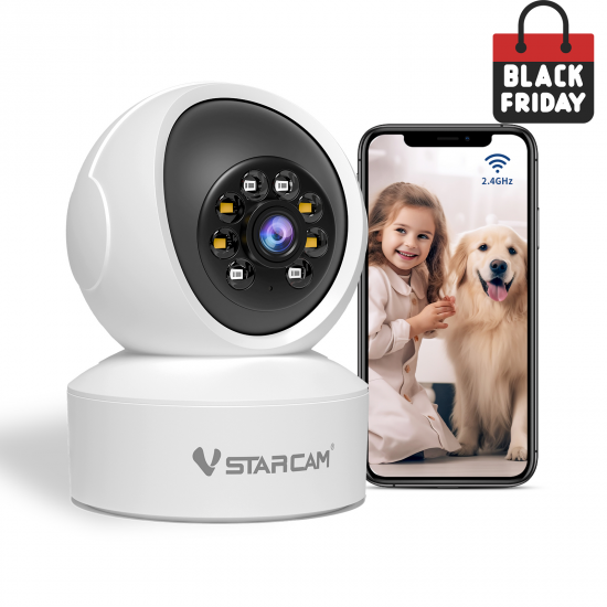 【BlackFridaySale】CS49L WiFi 1296P Indoor Camera with Full Color Night Vision,