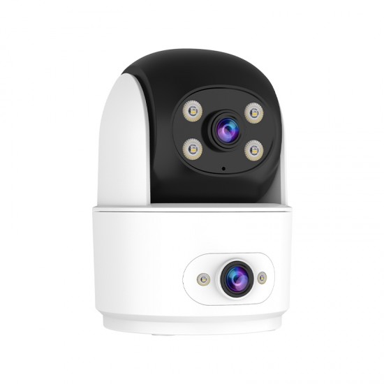 C996DR Indoor Dual Lens PT Security Smart Home Camera