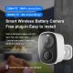 【【Christmas Deals】】CB54 Security Camera with Solar Panel, 5000mAh Battery, Free