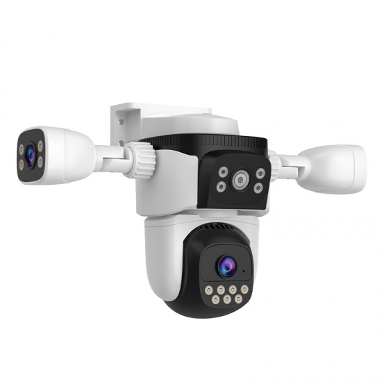 CS621SR Three-Lens WiFi Security Camera 3Views-in-1Screen