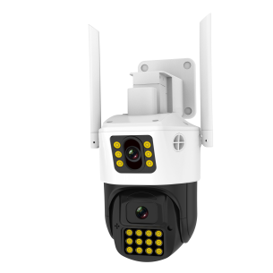 CS663DR 2MP HD Dual-lens&Views on One Screen Security Camera 