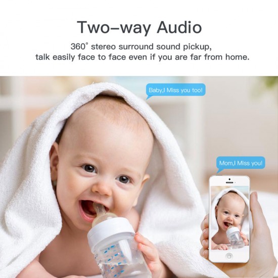 C48S 1080P HD Indoor Baby Monitor IP Camera C48S 1080P HD Indoor Baby Monitor IP Camera