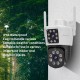 C662DR  Full Color Night Vision Dual-lens   Camera 