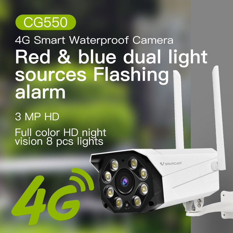 CG550 [Europe Version] 4G Smart Outdoor Wateproof  Camera