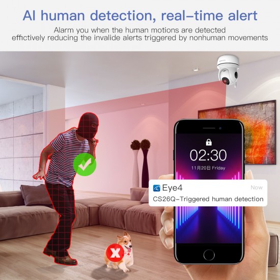 CS26Q 5.0 MP QUHD AI Security Camera CS26Q 5.0 MP QUHD AI Security Camera
