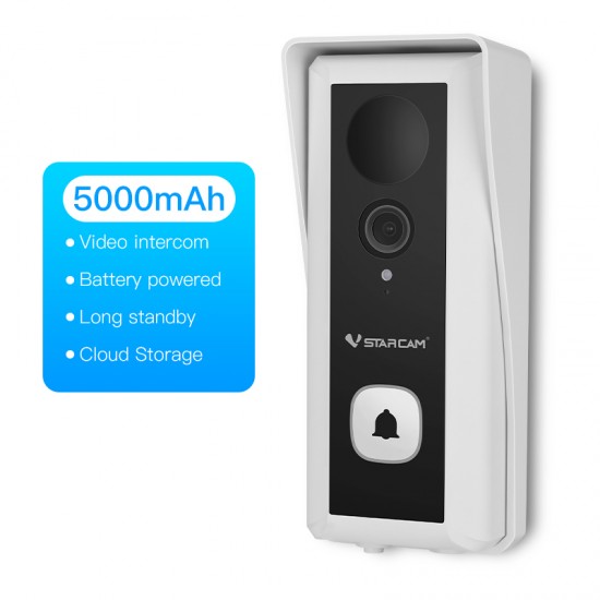 Wireless Doorbell, Battery Operated Cordless Door Bell,45 Chimes & 4-level  Volume Mute Mode Included(eu Plug)