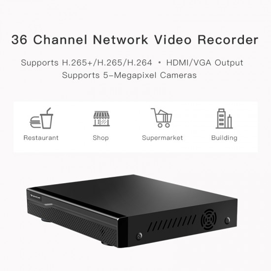 N8236 36CH NVR Audio output HD Video Recorder N8236 36CH NVR Audio output HD Video Recorder