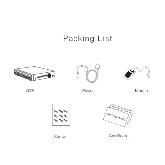 N8236 36CH NVR Audio output HD Video Recorder N8236 36CH NVR Audio output HD Video Recorder
