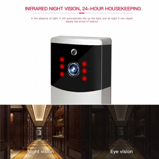 V2-Plus Smart Wi-Fi video Original Picture Doorbell V2-Plus Smart Wi-Fi video Original Picture Doorbell