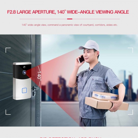 V2-Plus Smart Wi-Fi video Original Picture Doorbell V2-Plus Smart Wi-Fi video Original Picture Doorbell