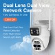 C661DR Dual Lens WiFi Outdoor 720P Security Camera with Color