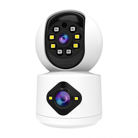 C992DR WiFi Indoor HD Color PT Dual lens Camera 