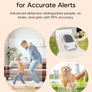 CB554 2K Wireless Security Camera with magnetic mount,Outdoor and Indoor