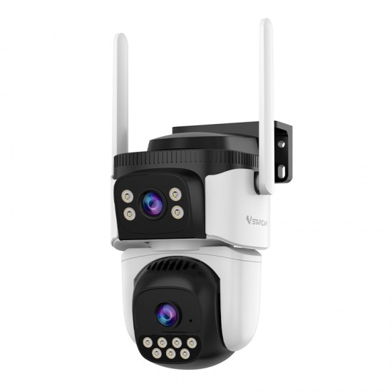 CS621DR Dual Lens HD Waterproof Security Camera