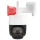 CS666 WiFi 1080P Fire Alarm Camera with Big Loudspeaker, Smoke